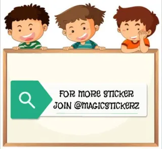 🔊 FOR MORE STICKER JOIN @MAGICSTICKERZ pegatina, niños, buscar, unirse telegram sticker