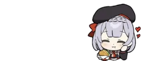 🌟 Noelle Genshin Impact Anime, Genshin Impact, Noelle, Chibi, Fofo telegram sticker