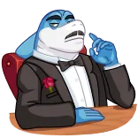 Shark Boss telegram stickers