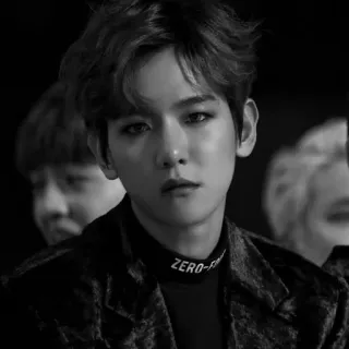 ✒️ ZERO-F Porträt, Kpop, Baekhyun, Sänger, Promi telegram sticker