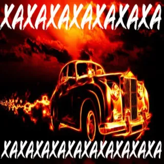 🇹🇯 XAXAXAXAXAXAXAXA Auto, Fahrzeug, Vintage, Automobil, Klassiker, Rot, Orange telegram sticker
