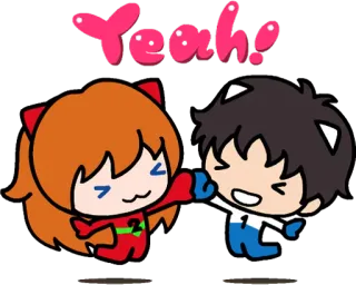 EVA micro macro :: @line_stickers telegram stickers