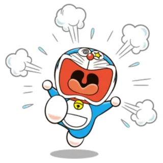 😡 Doraemon Anime, Doraemon, Dibujos animados, Impactado, Preocupado telegram sticker