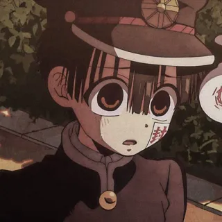 🏮 Hanako-kun Toilet-bound Hanako-kun Anime, Manga, Hanako-kun, Fantasma, Uniforme escolar, Espíritu telegram sticker