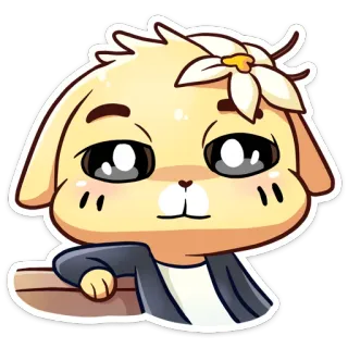 🤵 sticker, hoạt hình, dễ thương, anime, kawaii, nhân vật telegram sticker