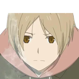 ☹ Anime, Garçon, Personnage, Portrait, Manga, Illustration telegram sticker