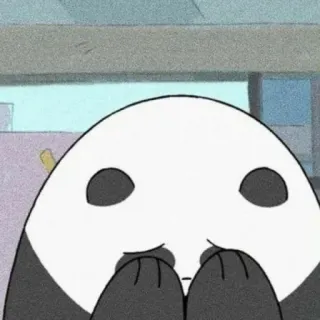 😞 Panda We Bare Bears 漫画, パンダ, かわいい, ぼくらベアベアーズ, アニメ telegram sticker