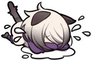 😭 pleurer, triste, personnage, larmes, émotion, détresse whatsapp sticker