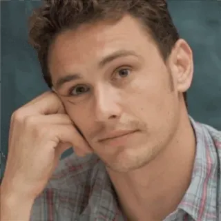 🤔 James Franco 제임스 프랭코, 배우, 유명인, 인물 사진, 남자 telegram sticker