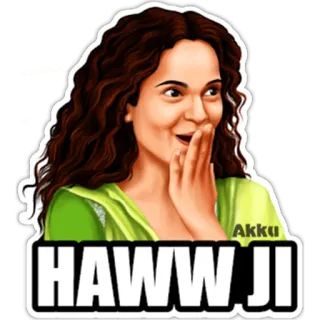 😱 HAWW JI mujer, expresión, impactada, sorpresa, ay, sí telegram sticker