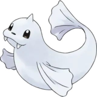 🔵 Seel Pokemon Seel, Pokémon, Type Eau, Anime, Jeu vidéo, Monstre telegram sticker