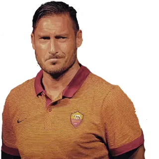 😕 Francesco Totti футбол, спортсмен, футбол, Тотти, Рома telegram sticker
