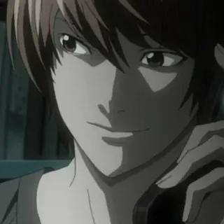 🙂 Light Yagami Death Note Anime, Death Note, Light Yagami, Kira telegram sticker