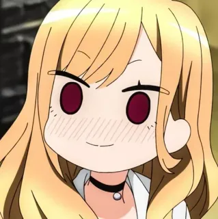 🎃 Anime, Loira, Menina, Bonita, Mangá, Desenho animado telegram sticker