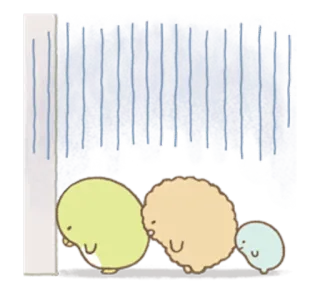 😂 Sumikko Gurashi, imut, kartun, kawaii, karakter, ramah telegram sticker