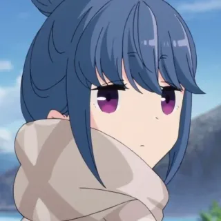 😒 Rin Shima Laid-Back Camp Anime, Personagem, Laid-Back Camp, Rin Shima, Garota, Camping telegram sticker