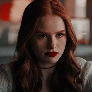 😡 Cheryl Blossom Riverdale teen, portrait, redhead, actress, tv show telegram sticker