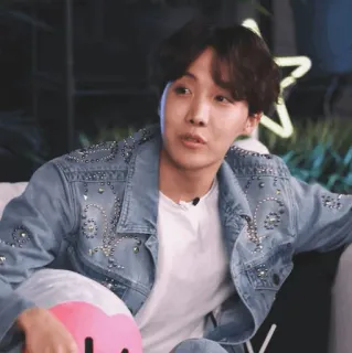 ⏱ mężczyzna, osoba, celebryta, aktor, K-pop, kurtka jeansowa whatsapp sticker