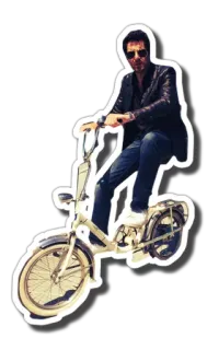 🚲 мужчина, велосипед, транспорт, человек, транспортное средство telegram sticker