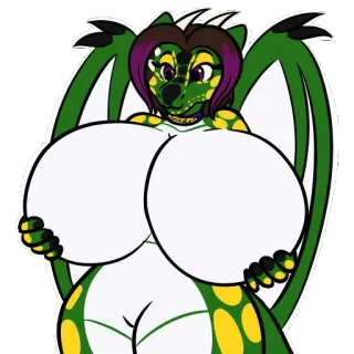 🐃 dragon, anthro, character, fantasy, scaly telegram sticker