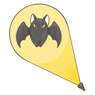 🐱 bat, animal, cartoon, sticker telegram sticker
