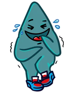 😂 cartoon, emotion, laughter, funny, laughing, emoji, sticker telegram sticker