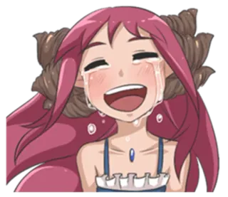😭 อนิเมะ, ร้องไห้, เศร้า, อารมณ์, การ์ตูน, ผู้หญิง telegram sticker