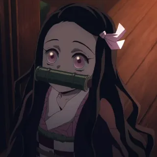 🔥 Nezuko Kamado Demon Slayer Anime, Nezuko, Demon Slayer, Nezuko Kamado, Mignon, Manga telegram sticker