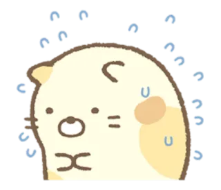 😂 imut, binatang, hamster, kawaii, cemas, gugup telegram sticker