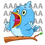 BlueBird telegram stickers