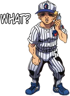 ❔ WHAT? baseball, confused, question, boy telegram sticker