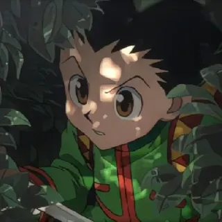 🌿 Gon Freecss Hunter x Hunter anime, cartoon, Gon, Hunter x Hunter, character, animated, boy telegram sticker