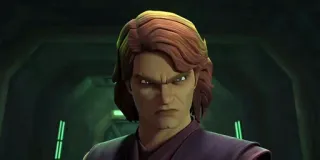 😡 Anakin Skywalker Star Wars: The Clone Wars angry, jedi, star wars, clone wars, cartoon telegram sticker