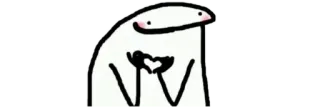 🩸 heart, love, cute, stick figure, affection whatsapp sticker