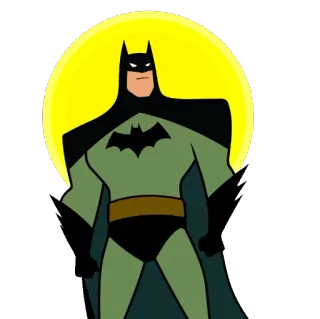 🍋 Batman batman, dc comics, superhéroe, caballero oscuro, cómic, dibujos animados telegram sticker
