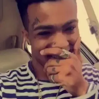 😀 XXXTentacion rappeur, musique, artiste, XXXTentacion telegram sticker