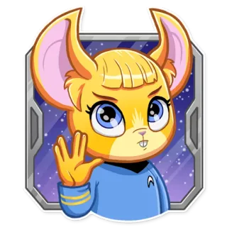 Little Mouse telegram stickers