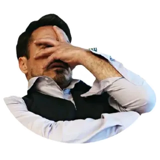 🤦‍♂️ man, facepalm, disappointment, frustration, gesture, expression telegram sticker