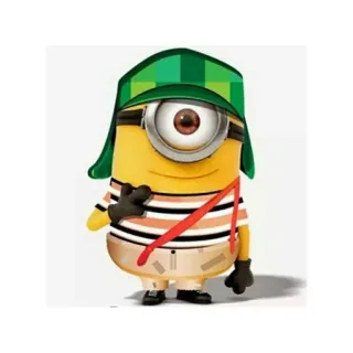 👱 Minion, Dessin animé, Personnage, Jaune, Illustration, Drôle, Animé telegram sticker