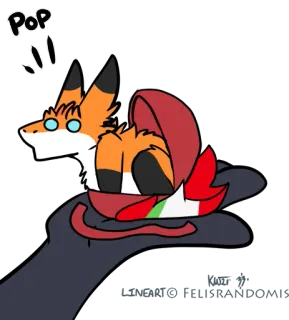 🧀 POP
!!! キツネ, 動物, アニメ, かわいい, カワイイ, ポップ, アニメーション telegram sticker