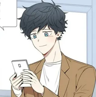 😍 Anime, Dibujos animados, Personaje, Ilustración, Dibujo, Manga telegram sticker