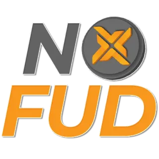 🤕 NO X FUD crypto, finance, bitcoin, argent, investissement telegram sticker