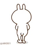🚶♂️ Hase, Tier, niedlich, Sticker, Cartoon, Häschen telegram sticker