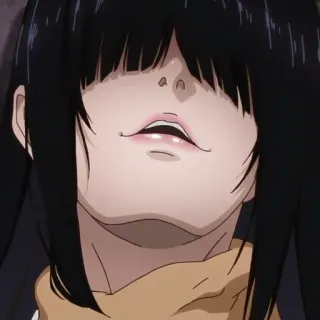 🥀 Anime, Mulher, Personagem, Ilustração telegram sticker