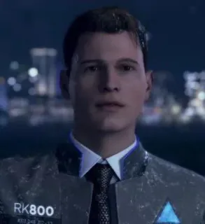 🌟 Connor Detroit: Become Human RK800 안드로이드, RK800, Detroit: Become Human, 코너, 게임 캐릭터 telegram sticker