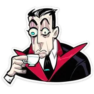 Суперзлодей @stickersvvk telegram stickers