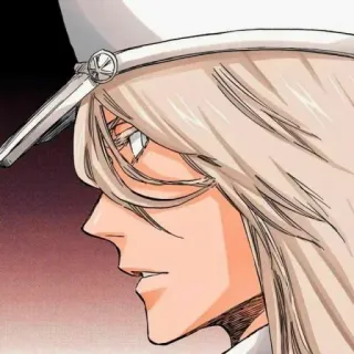 😐 Jugram Haschwalth Bleach 애니메이션, 만화, 블리치, 유그람 하쉬발트, 캐릭터 telegram sticker
