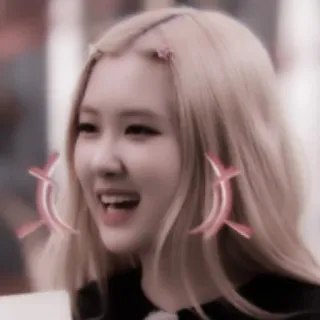 🕊 Rose Роза, Знаменитость, Женщина, Певица, Kpop, Blackpink whatsapp sticker