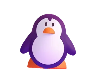 🐧 penguin, animal, bird, cute, cartoon telegram sticker