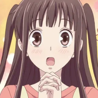 🦋 Tohru Honda Fruits Basket Аниме, Мультфильм, Персонаж, Девушка, Милый, Тору Хонда telegram sticker